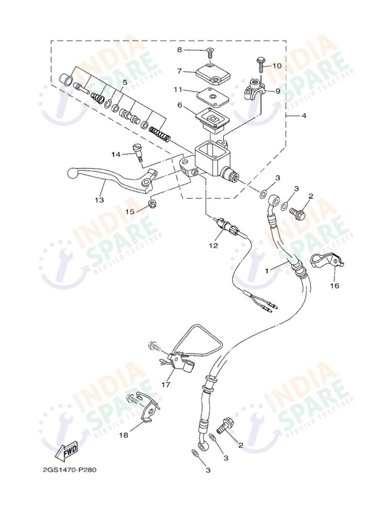 FRONT MASTER CYLINDER
